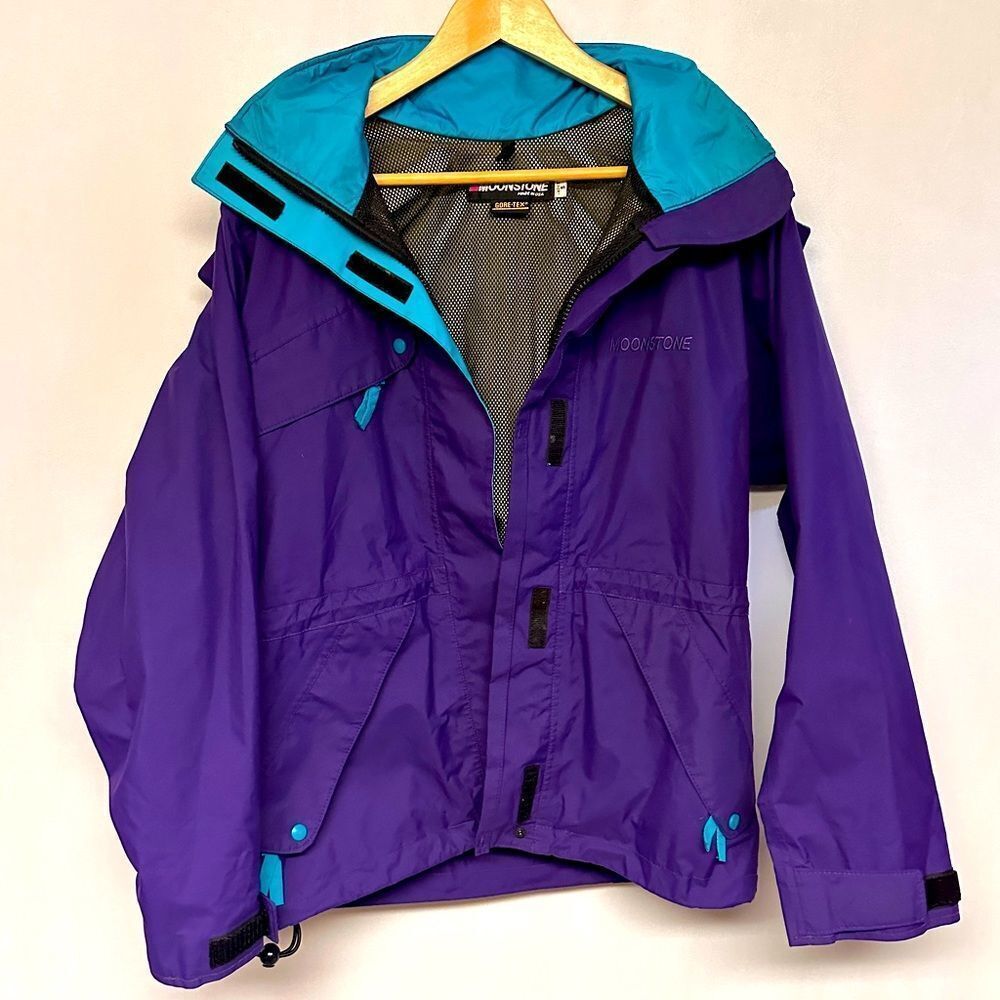 Vintage Moonstone Purple and Blue‎ Goretex Ski Jacket - Women's Small